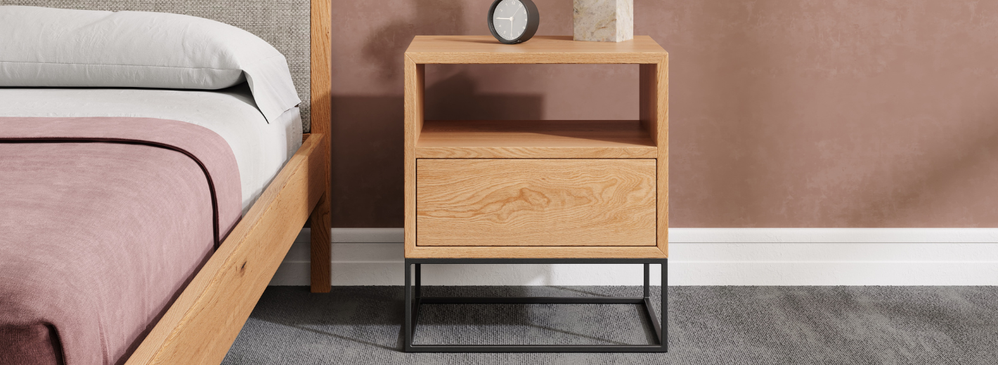 Dřevěné noční stolky